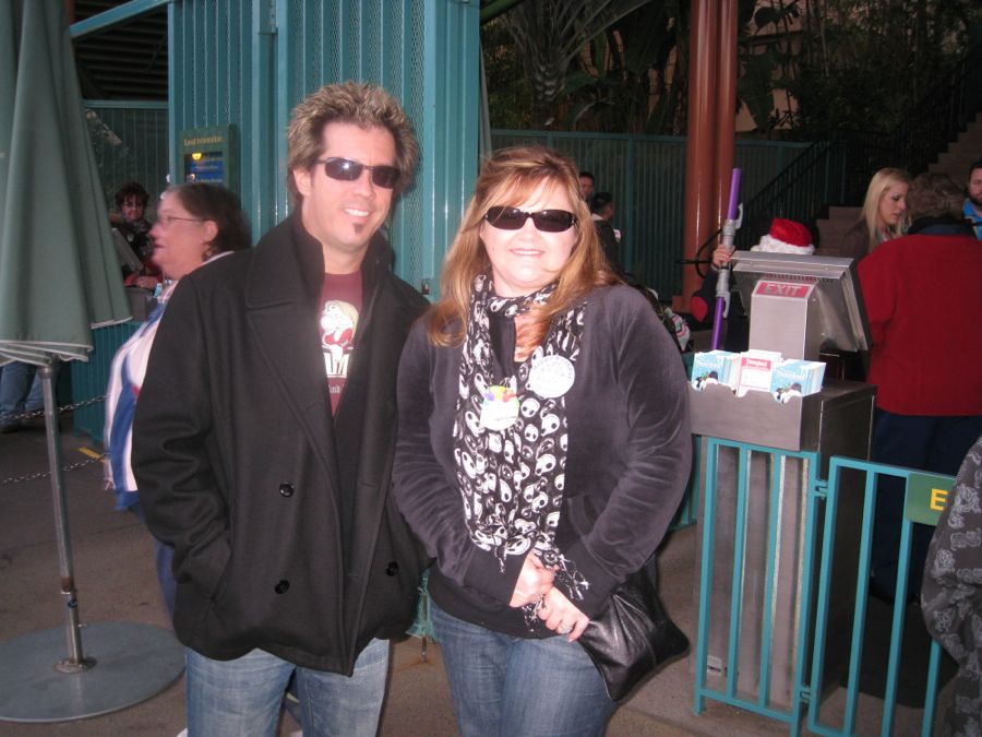 Celebrating Robin;s birthday at Disneyland 2011