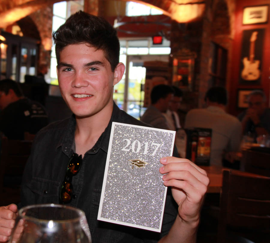 Nick;s High School Graduation luncheon at BK's in Corona