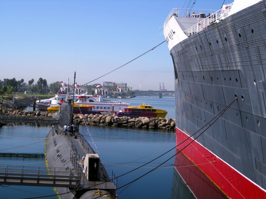 Nick's birthday on the Queen Mary Ghost and Legends Tour