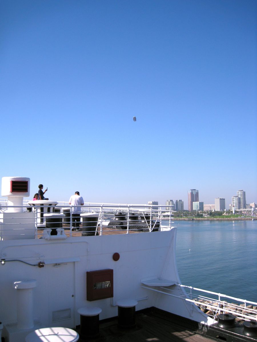 Nick's birthday on the Queen Mary Ghost and Legends Tour