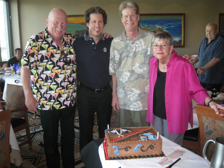 Celebrating Bob abd Mitch's 49th birthdays at Old Ranch