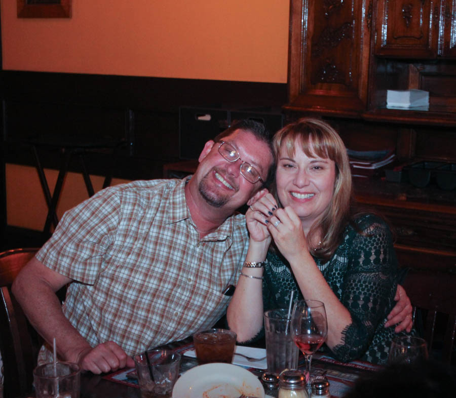 Post rehearsal dinner at The Old Spaghetti Factory