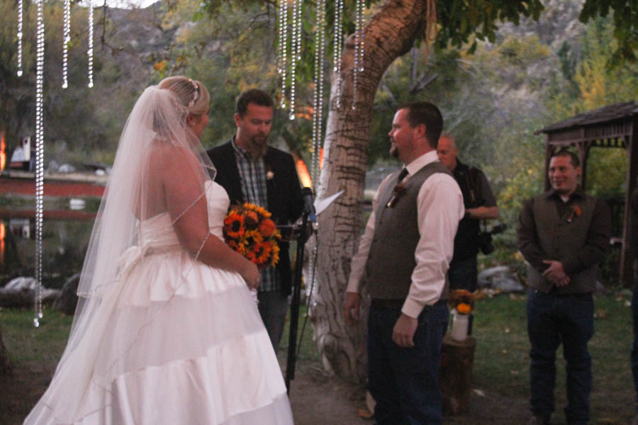 The wedding ceremony