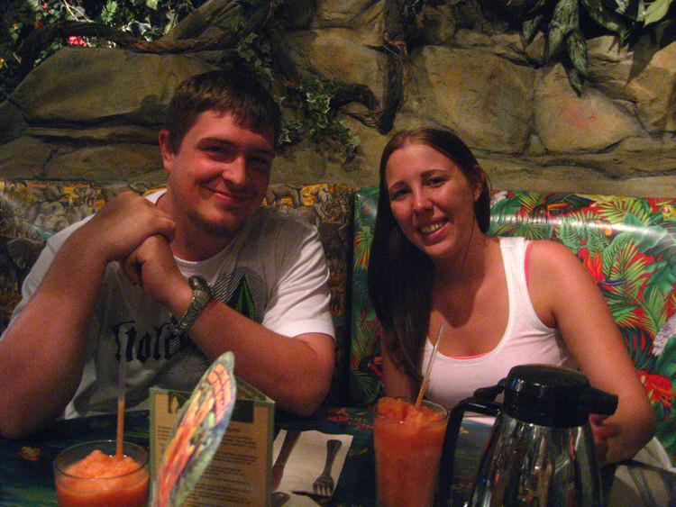 Sarah and Jon at Disneyland 2010