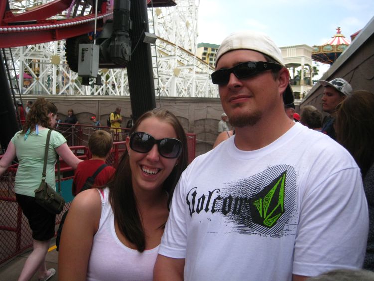 Sarah and Jon at Disneyland 2010