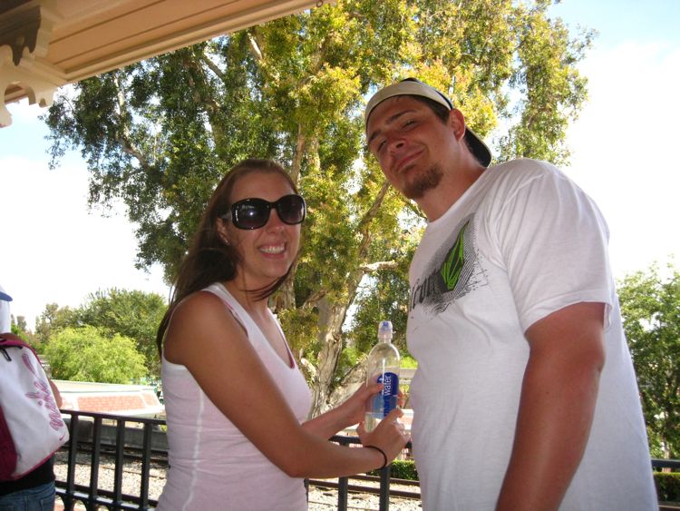 Sarah and Jon at Disneyland 2010