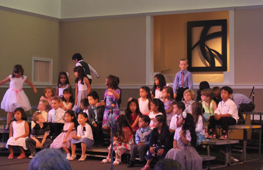 Charlie graduates kindergarden 2014