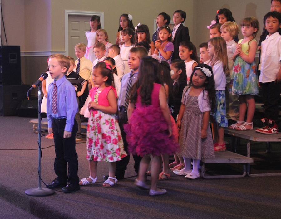 Charlie graduates kindergarden 2014