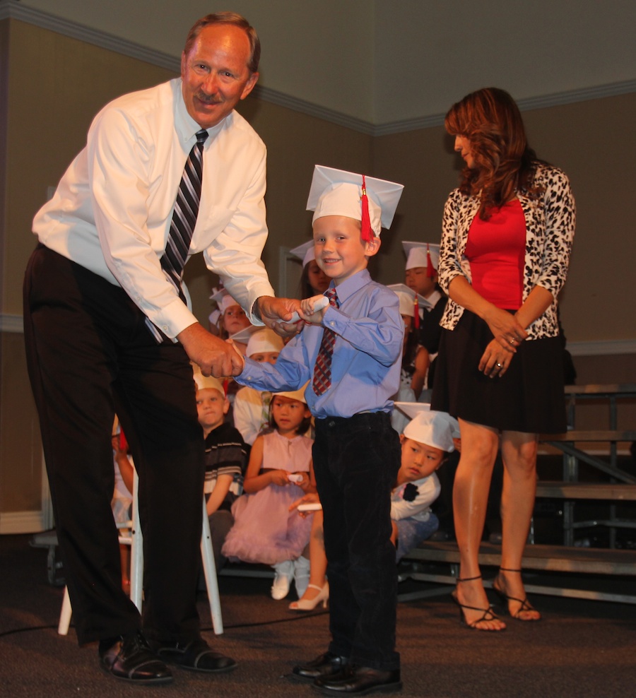 Charlie graduates kindergarden 2014