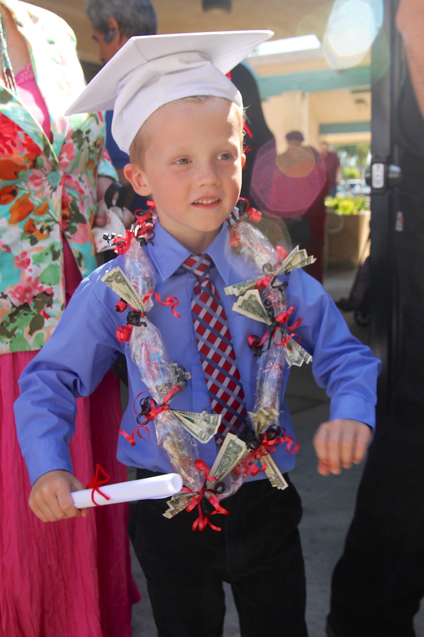 Charlie graduates kindergarden 2014