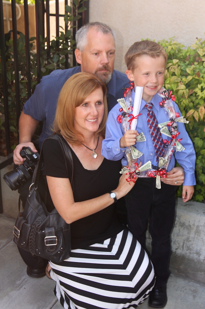 Charlie graduates kindergarden 2014