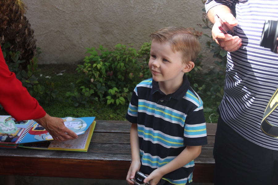 Charlie graduates kindergarden 2014