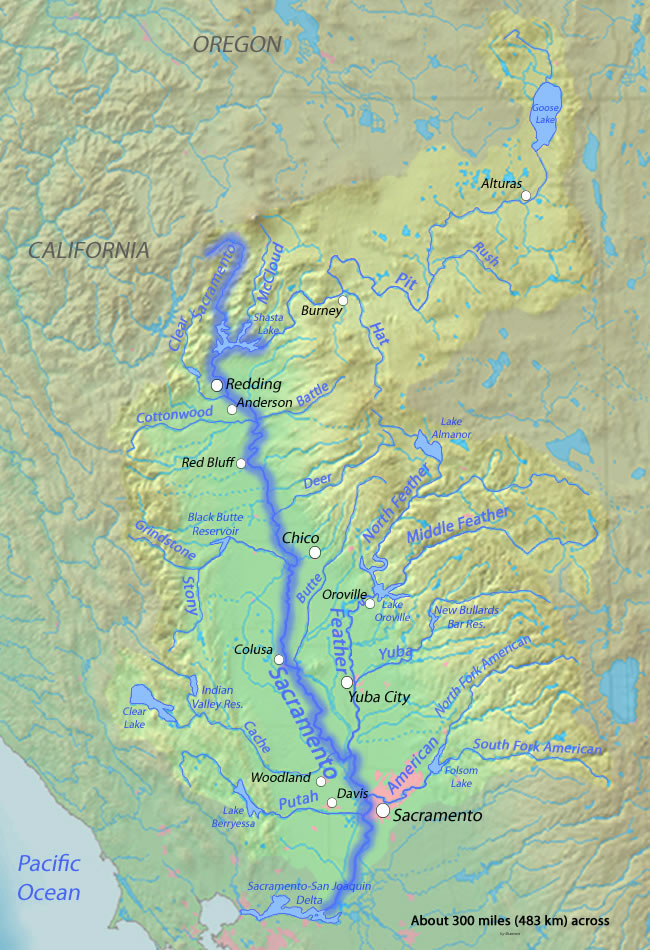 San Joquin River Delta Map