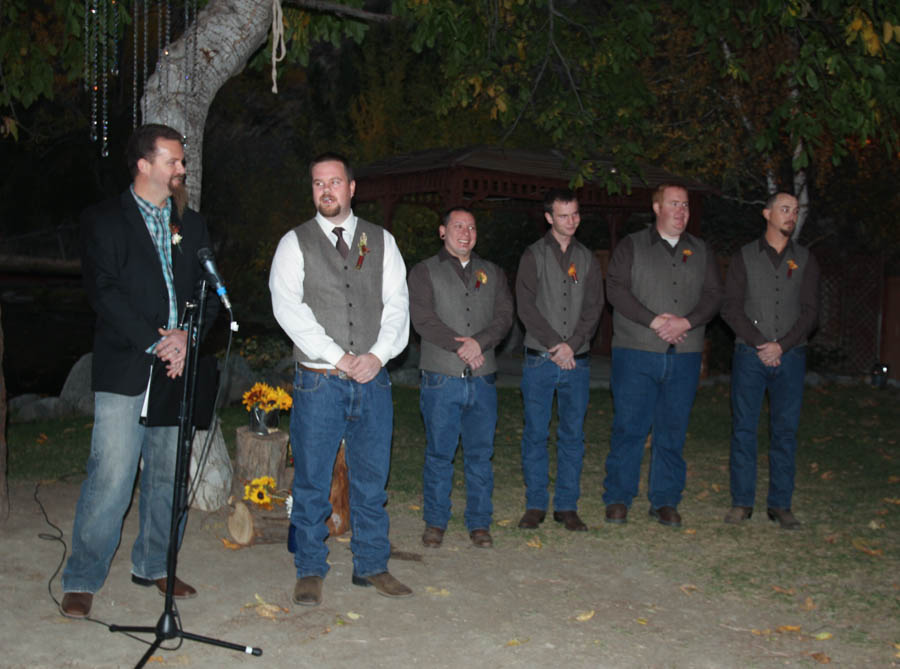 The wedding ceremony