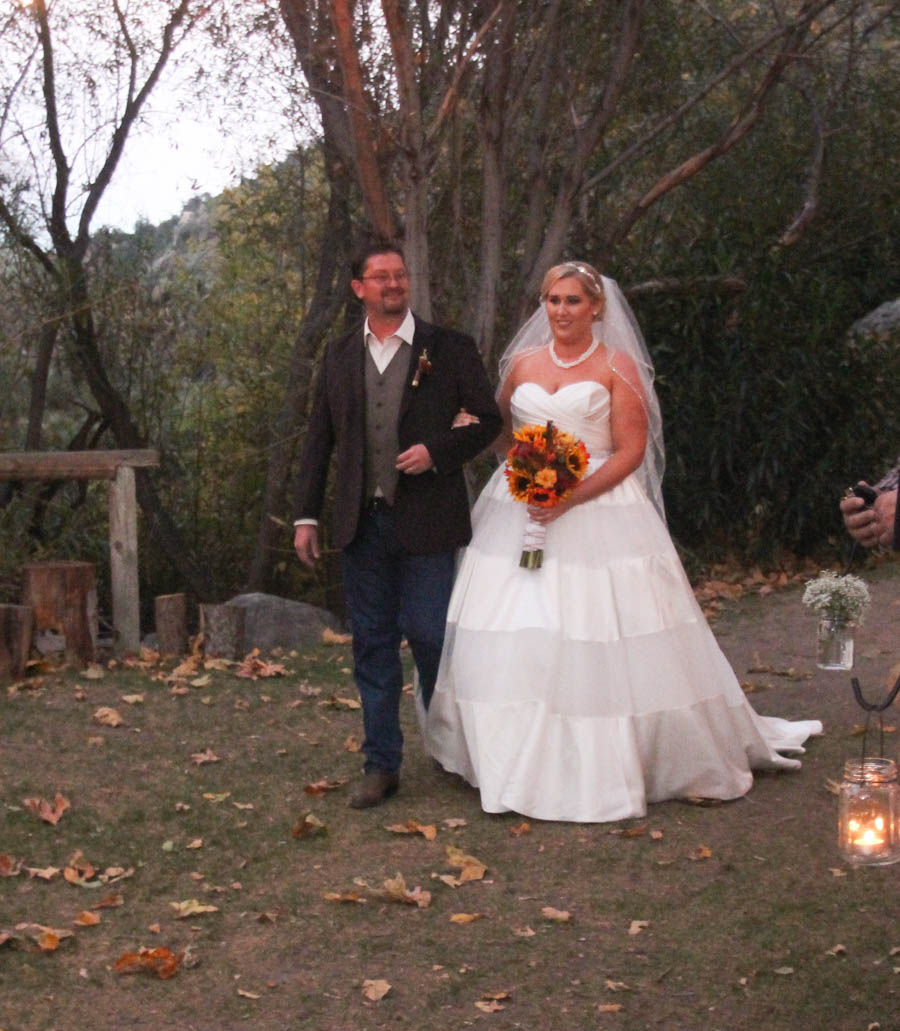 The wedding ceremony