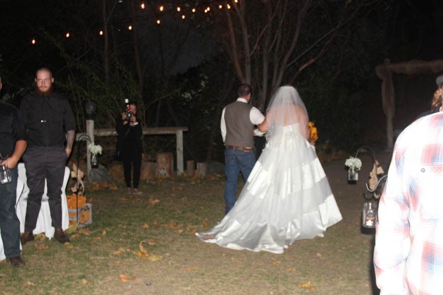 The wedding ceremony