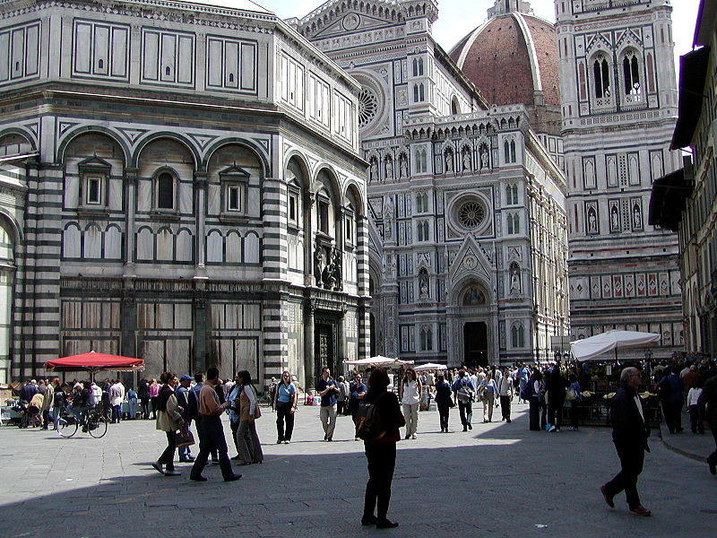 Forence Bapistry in Piassa Del Duomo