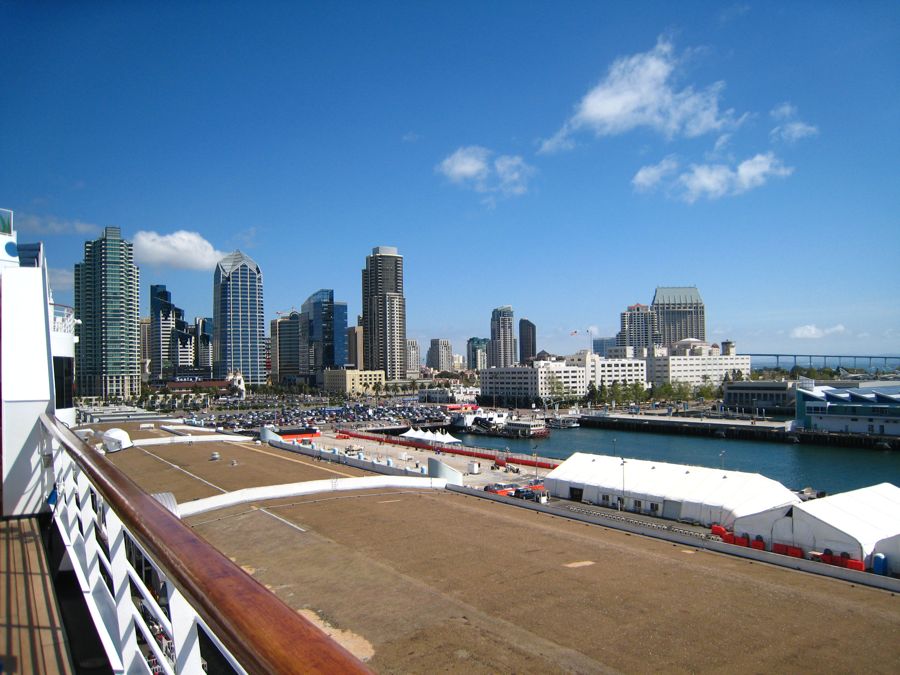 Mary goes through the Panama Canal