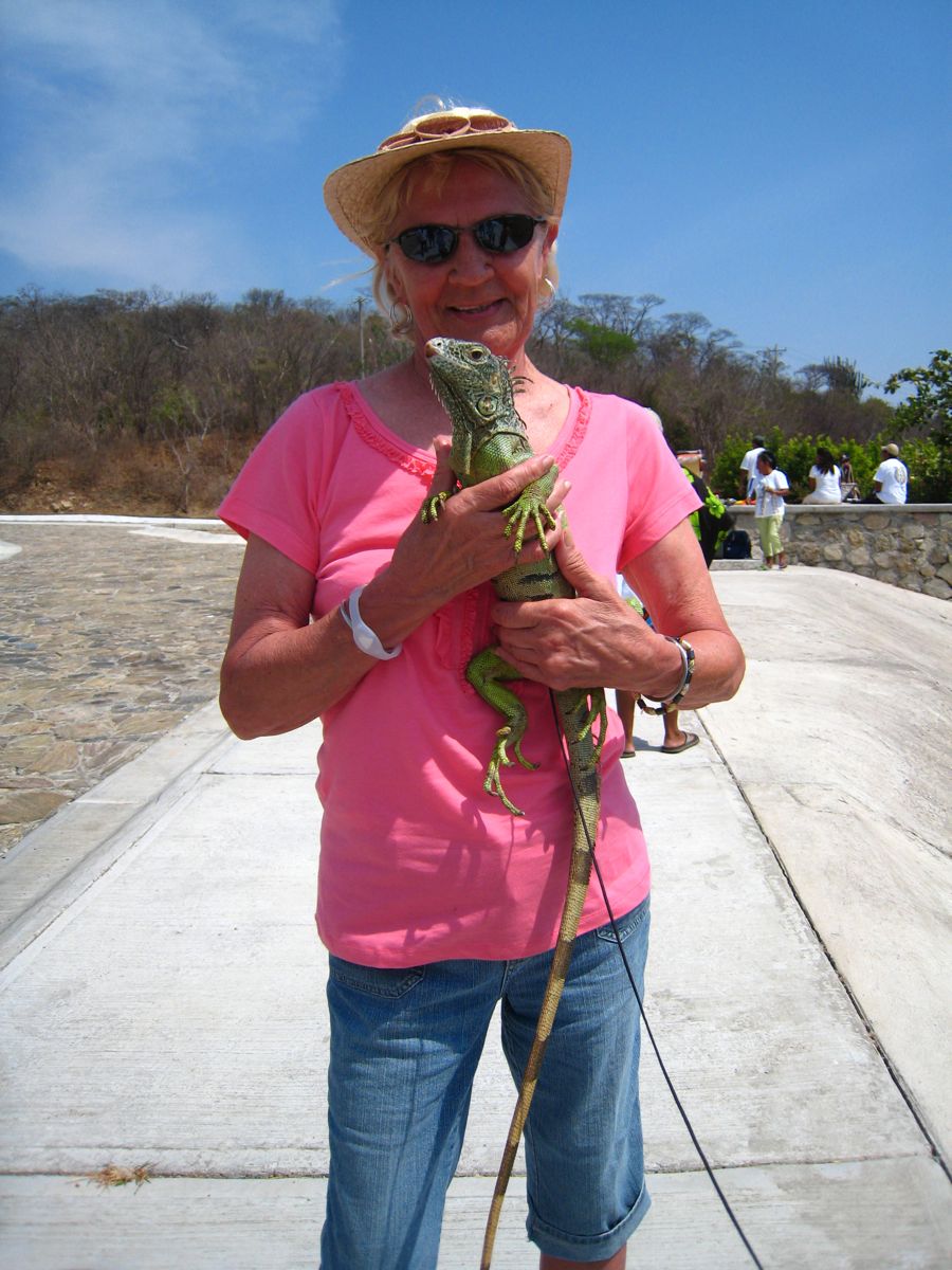 Mary goes through the Panama Canal