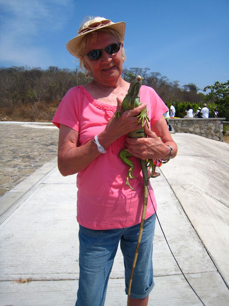 Mary goes through the Panama Canal