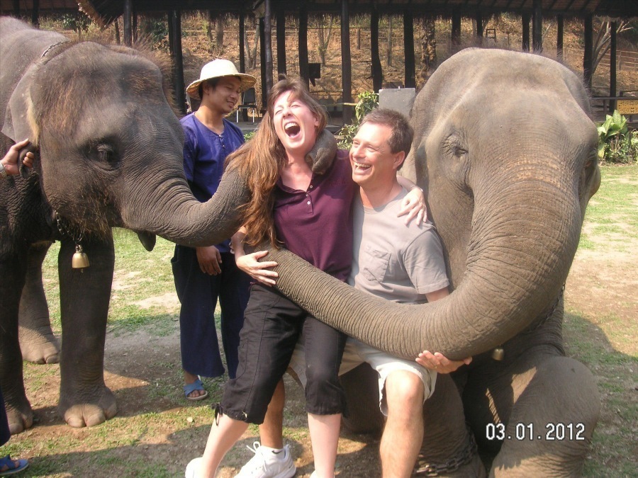 Time to visit the elephants and have a ride