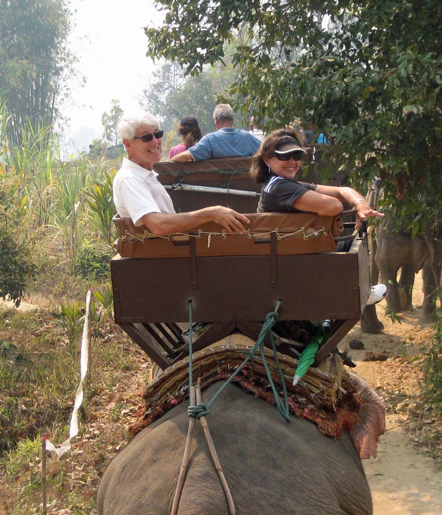 Time to visit the elephants and have a ride