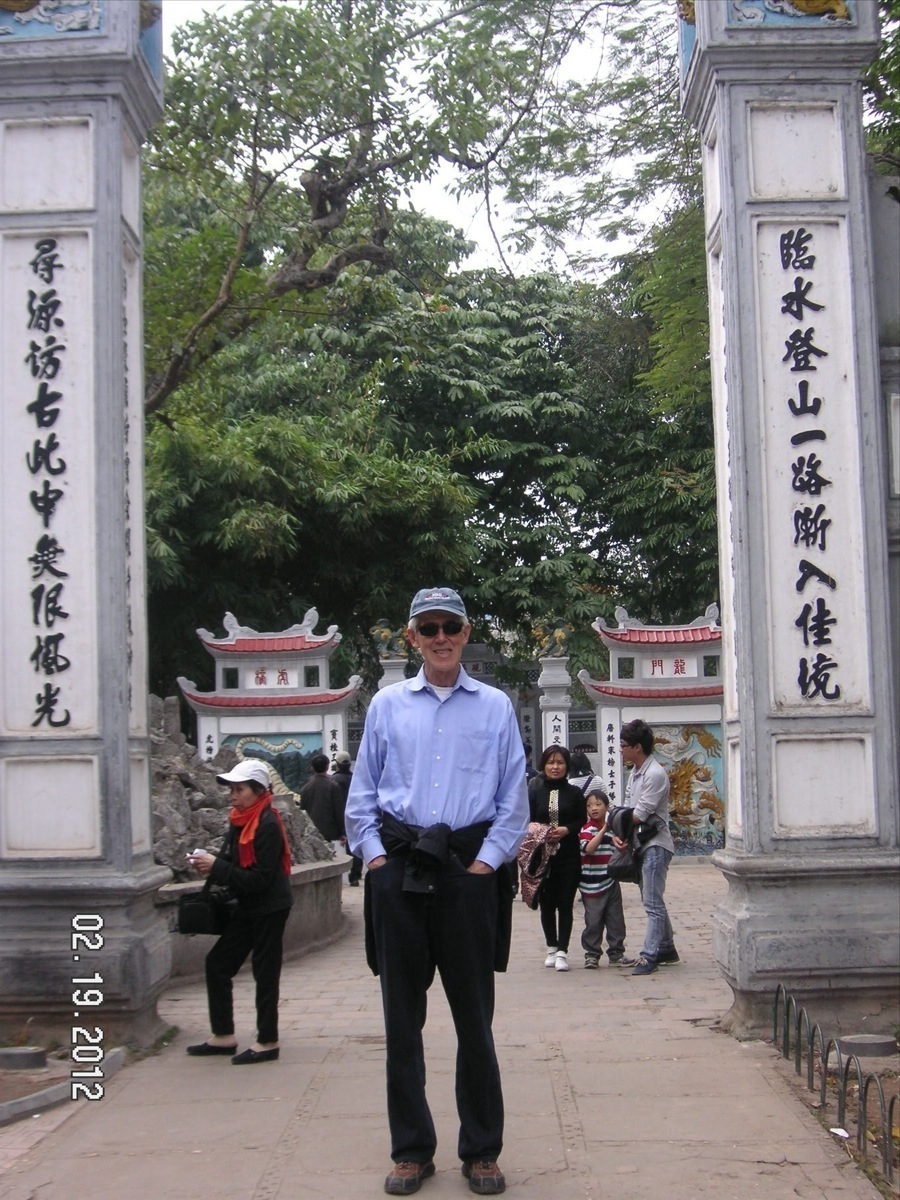 The Burns in Hanoi, Vietnam