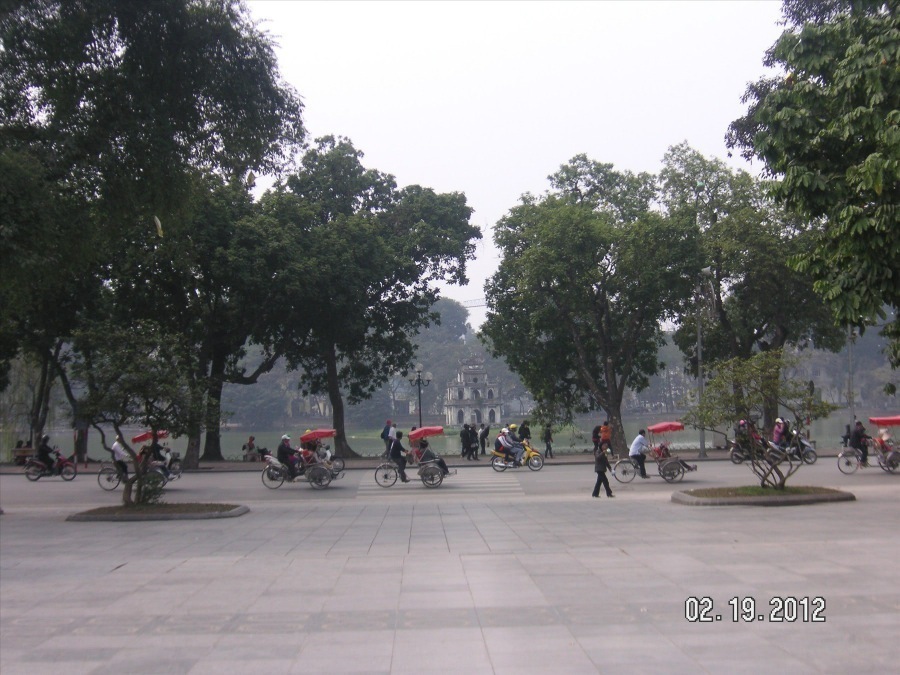 The Burns in Hanoi, Vietnam