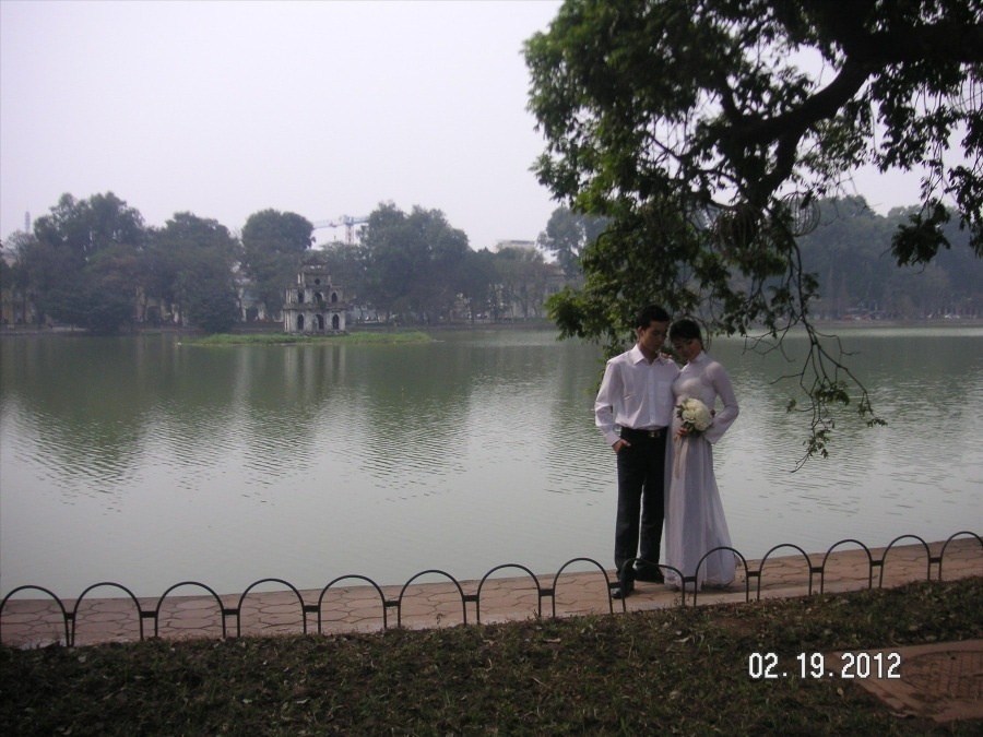 The Burns in Hanoi, Vietnam