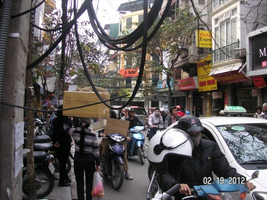 The Burns in Hanoi, Vietnam