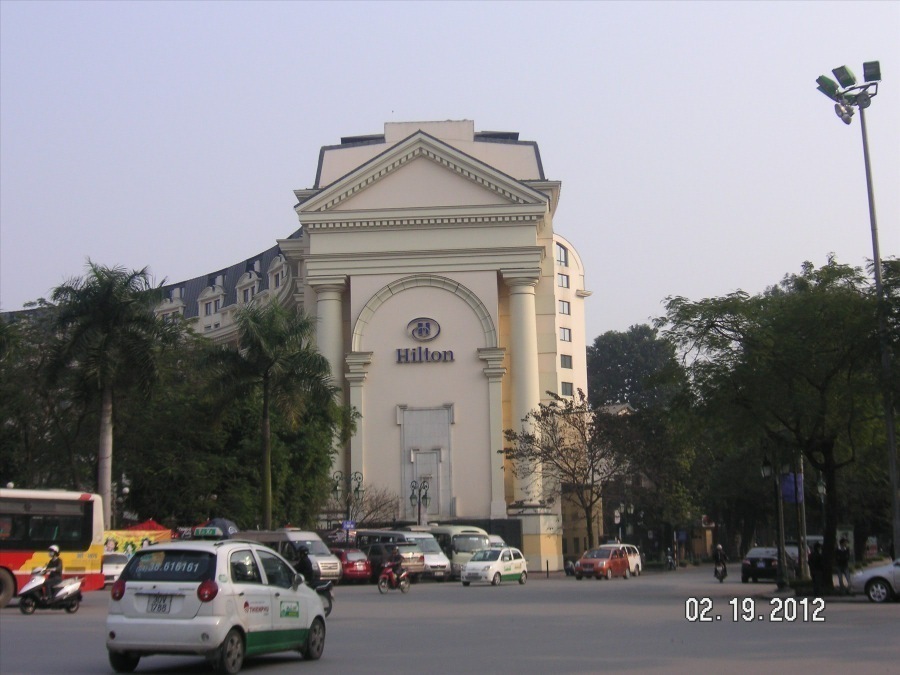 The Burns in Hanoi, Vietnam