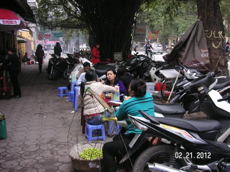 The Burns in Hanoi, Vietnam