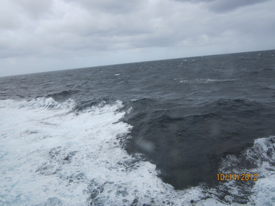 Mary cruises Mediterranean Sea