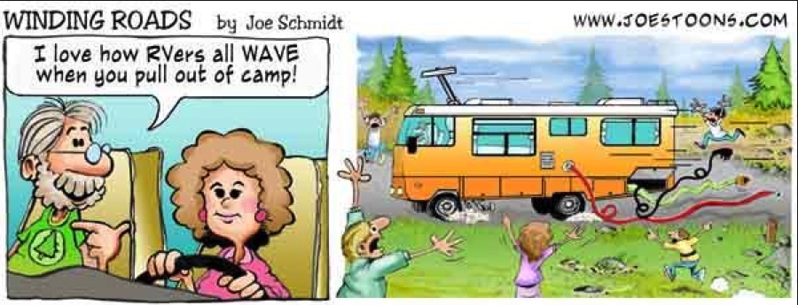 Bob and Sandy take a motorhome vacation