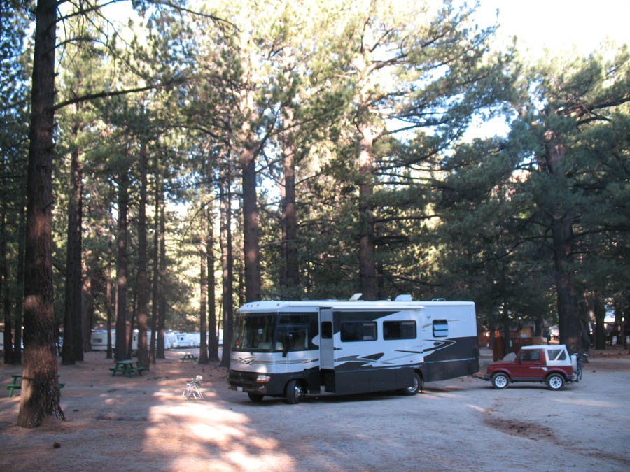 Bob and Sandy travel the high sierras