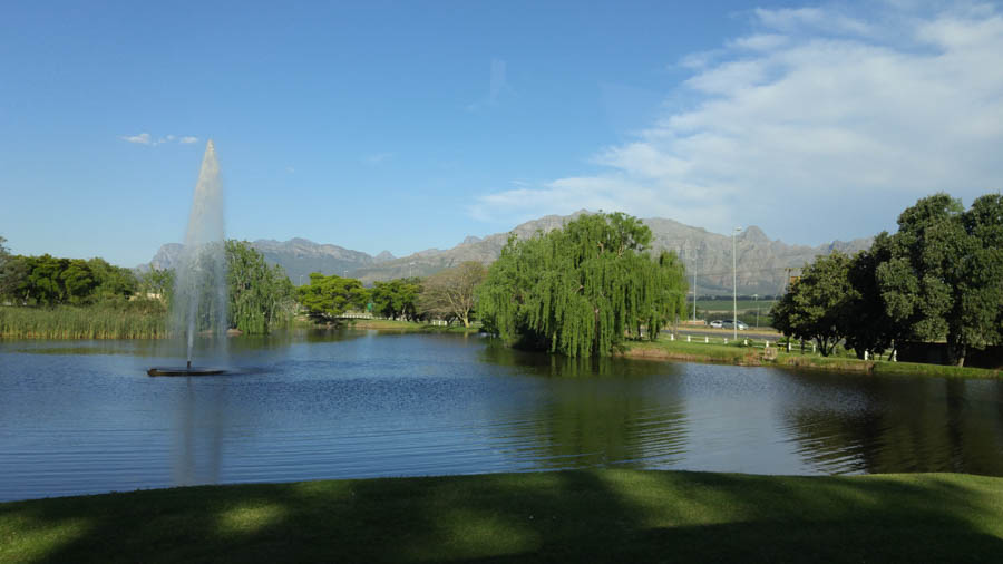 Visiting Wineland outside of Cape Town 2016