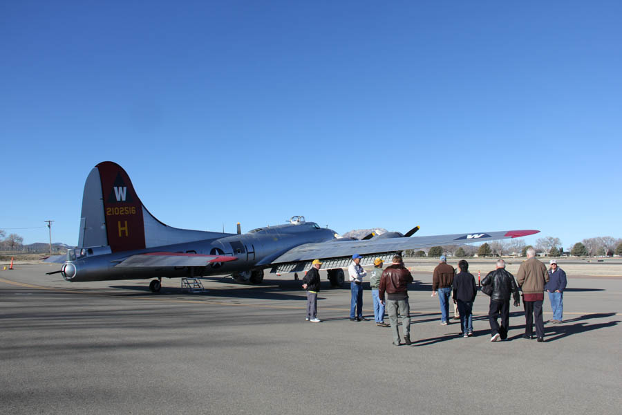 Hans and John go flying in a B-17 flight 2/4/2017