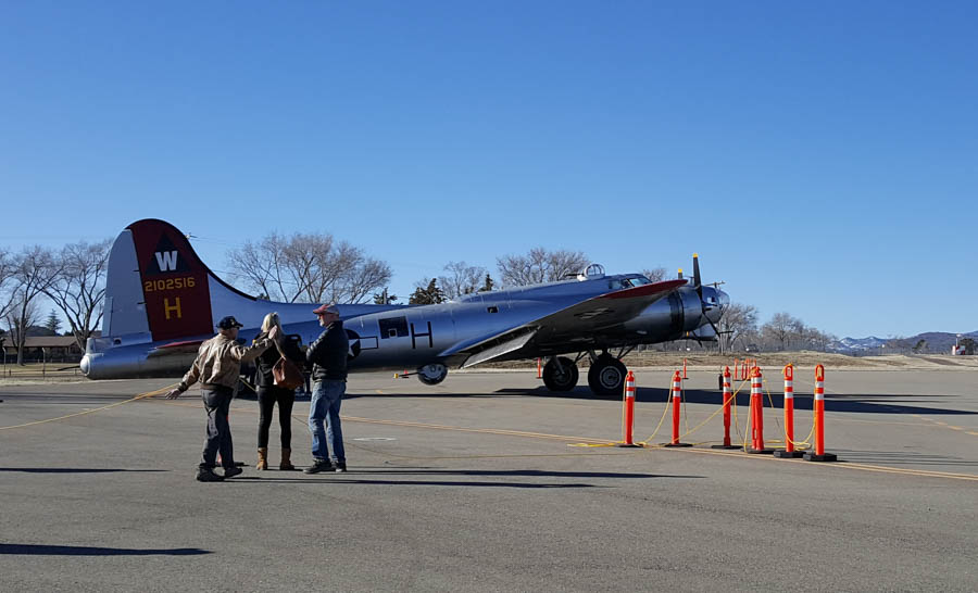 Hans and John go flying in a B-17 flight 2/4/2017