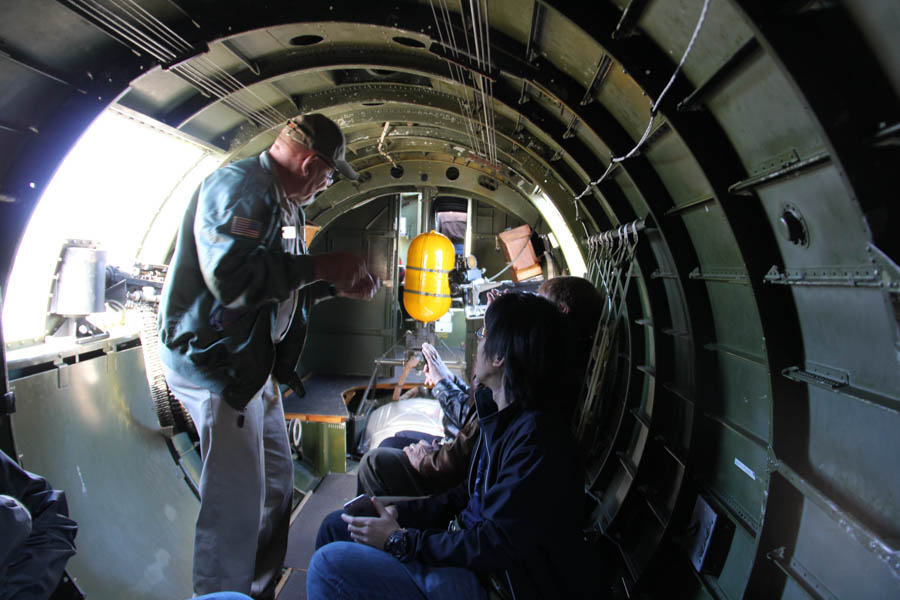 Hans and John go flying in a B-17 flight 2/4/2017