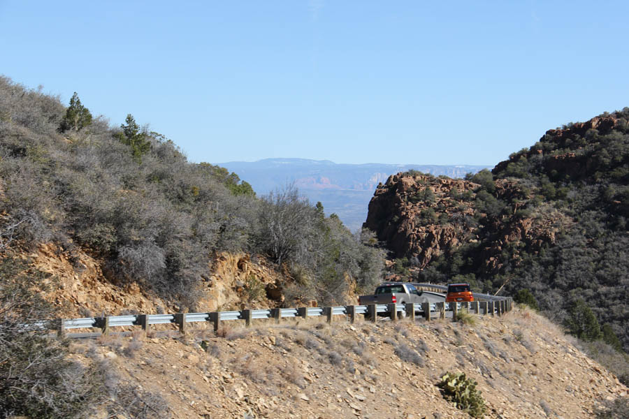 Presscott thru Jerome to Sedona Arizona  2/5/2017