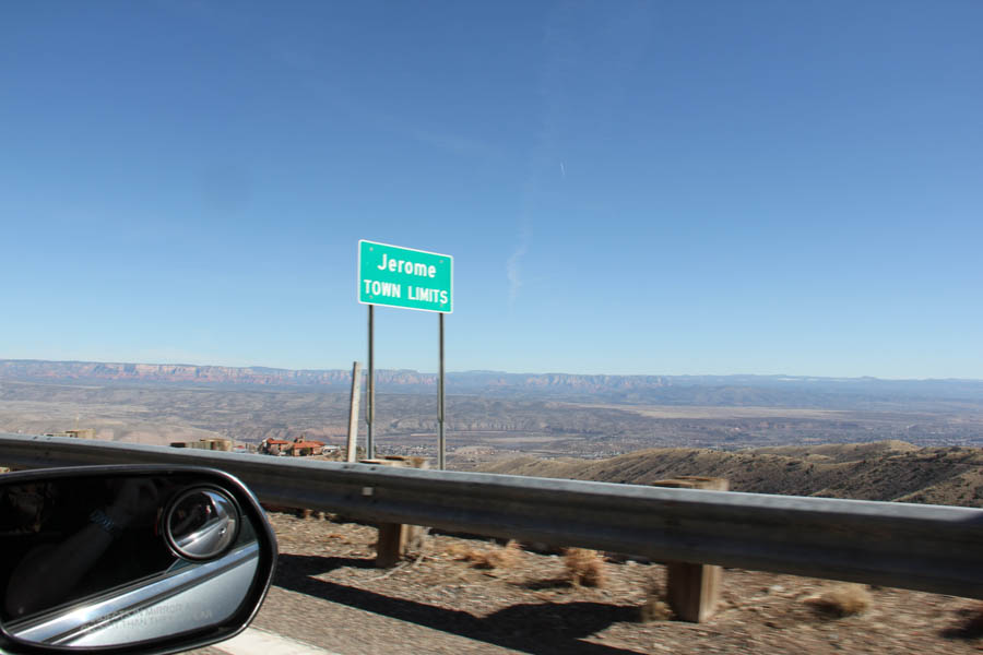 Presscott thru Jerome to Sedona Arizona  2/5/2017