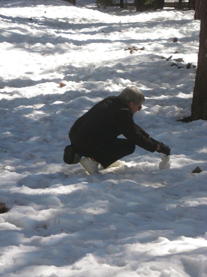 It's time to play in the snow abpve Palm Springs