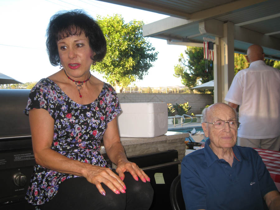 Al Calo's 84th birthday at the Mongells home August 2014