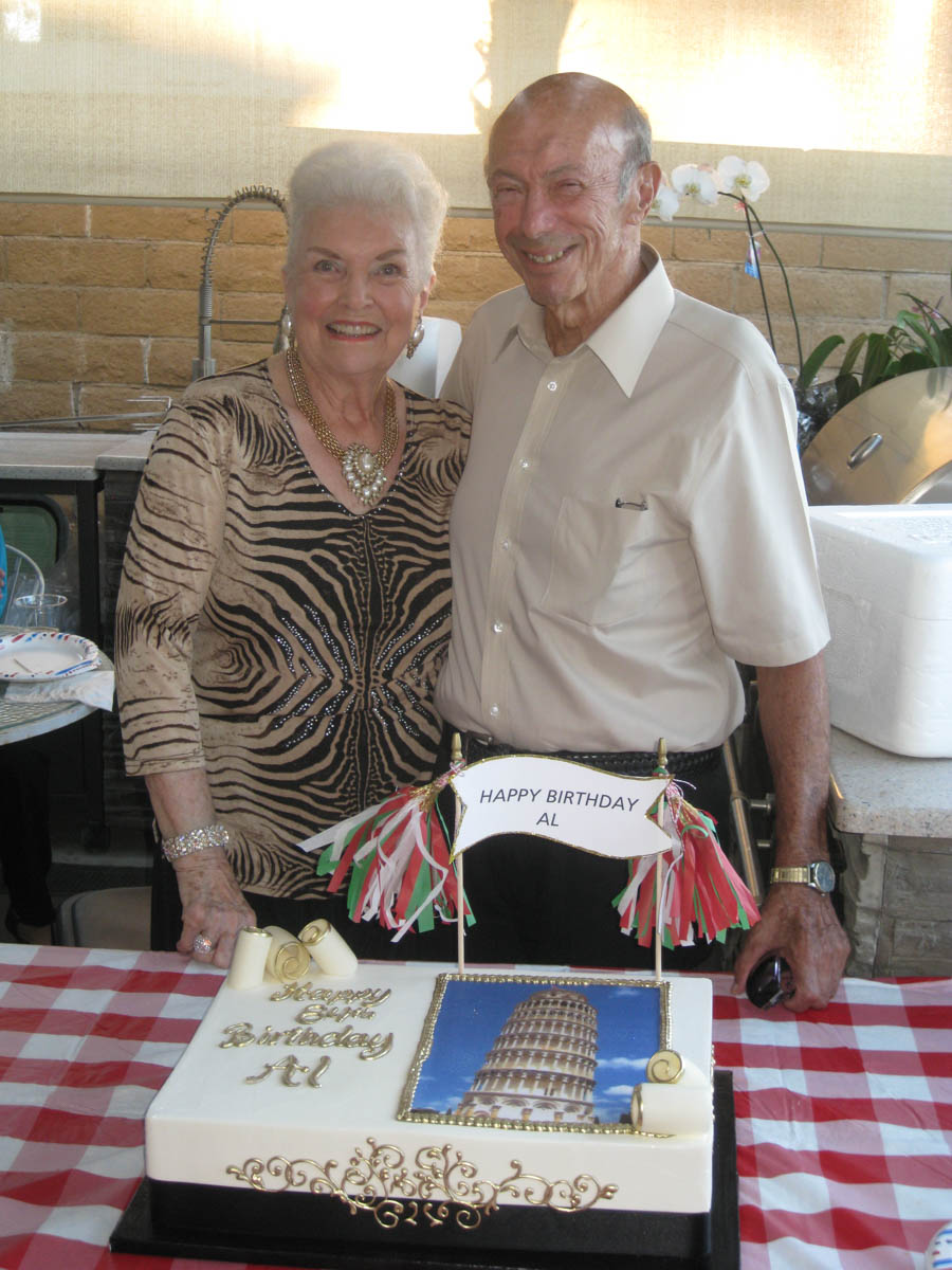 Al Calo's 84th birthday at the Mongells home August 2014