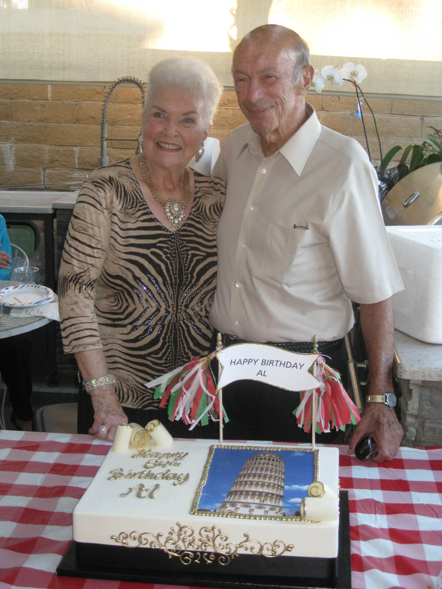 Al Calo's 84th birthday at the Mongells home August 2014