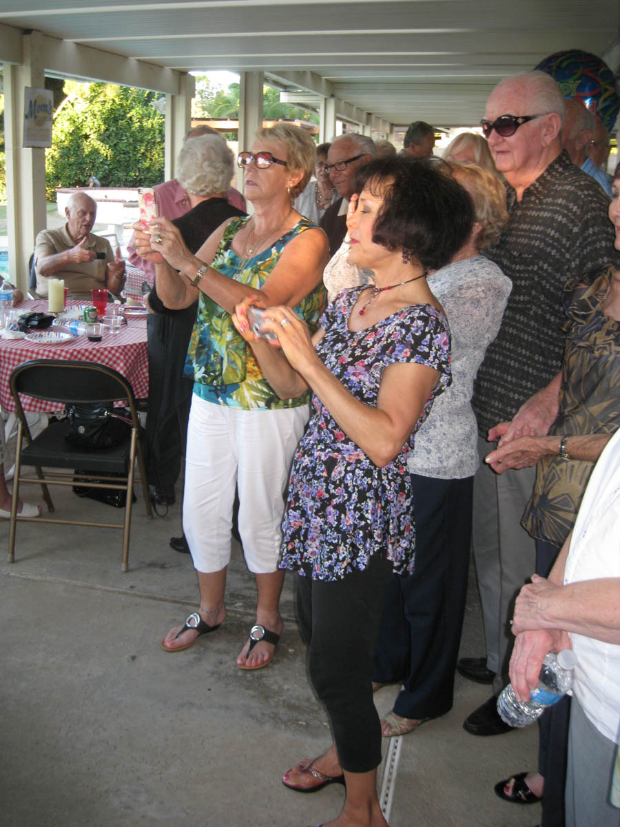 Al Calo's 84th birthday at the Mongells home August 2014