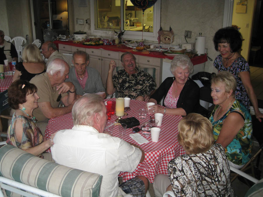 Al Calo's 84th birthday at the Mongells home August 2014