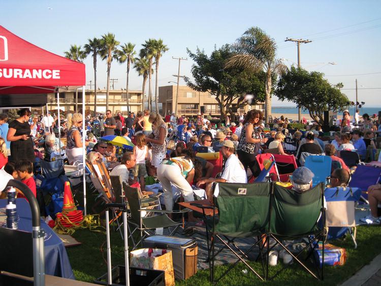 Seal Beach concert with the Elm Stret Band