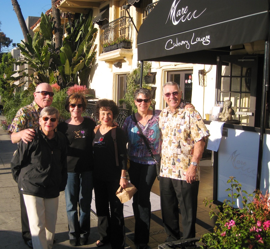 Laughing and giggling in Laguna with friends