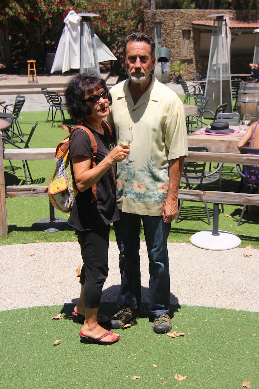 Wine tasting in Malibu mountains June 2014